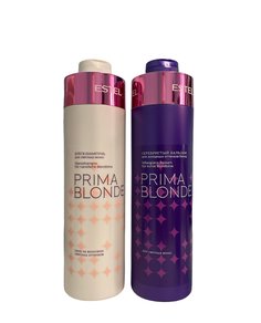 Набор ESTEL Prima Blonde Блеск-шампунь 1000 мл + серебристый Бальзам 1000 мл
