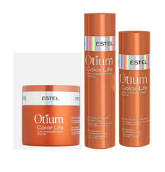 Набор ESTEL Otium Color Life для окрашенных шампунь 250 мл+бальзам 200 мл+маска 300 мл