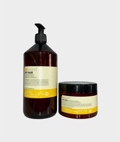 Набор Insight Dry Hair для сухих волос шампунь 900 мл + маска 500 мл