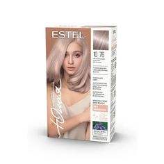 Краска-уход для волос ESTEL светлый блондин, коричнево-фиолетовый