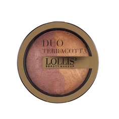 Румяна для лица LOLLIS Duo Terracotta тон 204 12г Меркер Косметика