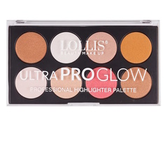 Хайлайтер для лица LOLLIS Ultra Pro Glow Professional Palette 03 40г Меркер Косметика