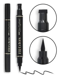 Подводка для глаз Fit Colors "Stamp&Eyeliner" черная 1,6 г