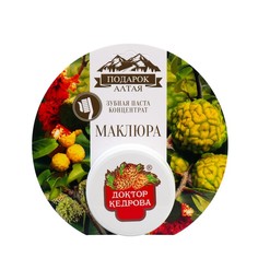 Зубная паста Доктор Кедрова с экстрактом маклюры, 35 г