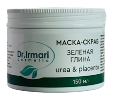 Маска-скраб Dr.Irmari cosmetic Urea & Placenta Зелёная глина 150 мл