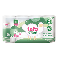 Бумажные полотенца Tafo 2 слоя 4 рулона