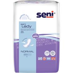 Прокладки урологические Seni Lady Normal дышащие, одноразовые, анатомическая форма, 20 шт