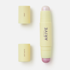 Стик-хайлайтер двойной Arive Makeup Duo Highlighter Stick Soft Matte & Dewy Quartz тон 06