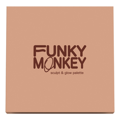 Палетка для скульптинга Funky Monkey Sculpt&Glow тон 02 8 г No Brand