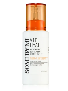 Cолнцезащитный крем SPF 50 Some By Mi V10 Hyal Antioxidant Sunscreen 40 мл