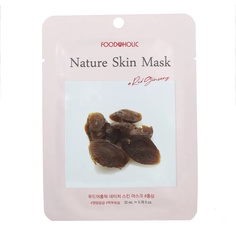 Маска Foodaholic Red Ginseng Nature Skin Mask тканевая 23 мл