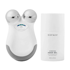 Аппарат микротоковой терапии для лица и шеи NuFACE Mini с гелем Aqua Gel Activator