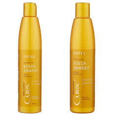 Комплект Curex Brilliance Estel Professional (шампунь+бальзам), 550 мл