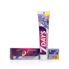Зубная паста 7 days Rezolut Бережное осветление, 150 г