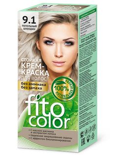 Стойкая крем-краска для волос Fitocolor, тон пепельный блондин, 115 мл