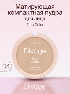 Пудра Divage компактная True Color № 04 sand