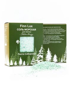 Соль Finn Lux для ванны морская "ПИХТА СИБИРСКАЯ"