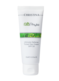 Крем для лица с тоном Christina BioPhyto Ultimate Defense Tinted Day Cream SPF 20 75 мл