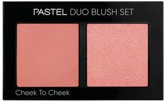 Румяна PASTEL Duo Blush Set Cheek To Cheek, 10 Hot Pink