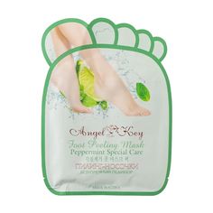 ANGK Пилинг-носочки с экстрактом мяты Angel Key, 30 г No Brand