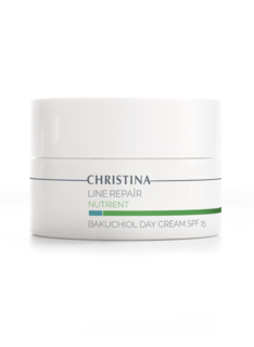 Крем Christina Line Repair Nutrient Bakuchiol Day Cream SPF15 дневной, с бакучиолом, 50 мл
