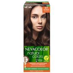 Крем-краска для волос Neva Natural Colors Стойкая 6.77 Горячий шоколад Нева