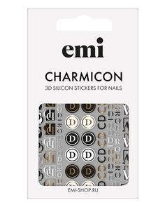 Наклейки для дизайна ногтей EMI №186 Логомания