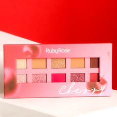 Палетка теней для век Cherry, Ruby Rose , 10 оттенков No Brand