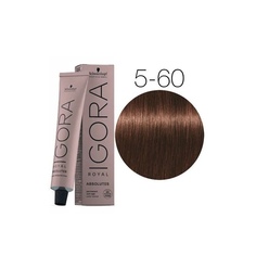 Краска для волос Schwarzkopf IGORA Absolutes 5-60 Светлый коричневый шоколадный 60мл