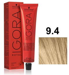 Краска для волос Schwarzkopf Professional IGORA Royal цвет 9-4 Блондин бежевый 60мл