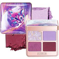 Тени для век Zeesea Tipsy Kitty Eyeshadow Quad 04, 3,5 г