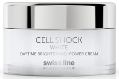 Дневной крем для лица с эффектом сияния Swiss Line Cell Shock White 50 мл