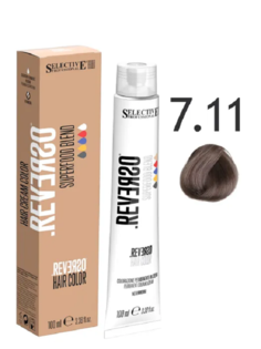 Краска для волос Selective Professional Reverso Hair 7.11 Блондин пепельный интенс. 100 мл