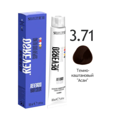 Краска для волос Selective Professional Reverso Hair 3.71 Темно-каштановый Асаи 100 мл
