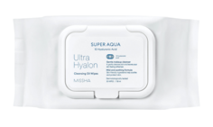 Очищающие салфетки с маслом Missha Super Aqua Ultra Hyalron Cleansing Oil Wipes 30 шт