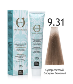 Краска для волос Barex Spa Color 9-31 Супер светлый блондин бежевый 100 мл