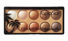 Палетка теней для глаз Topcolor Diamond Eyeshadow 10 оттенков, набор 01