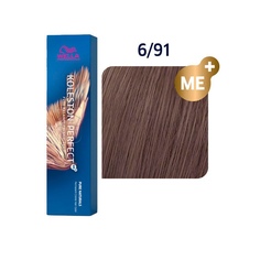 Краска для волос Wella Koleston 6-91 Темно-пепельный блондин ME+
