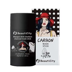 Глиняная маска-стик с экстрактом угля BeautiCity Сarbon Mask Stick 30 мл.