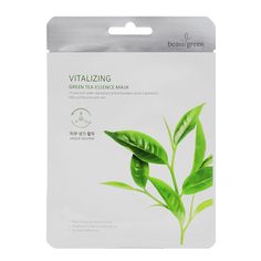 Маска на тканевой основе Premium Green tea Essence mask, 23гр, BeauuGreen, 8809389030675