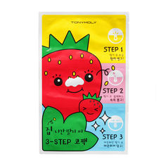 Маска для носа Tony Moly Runaway Strawberry Seeds 3-step Nose Pack3-ступенчатая очищающая