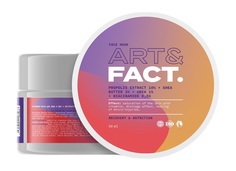 Маска для лица и шеи Art&Fact Recovery and Nutrition Face Mask витаминная