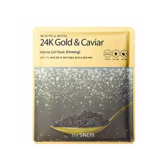 Маска The Saem Beaute De Royal 24K Gold & Caviar Intense Gel Mask