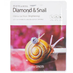 Маска The Saem Beaute De Royal Diamond & Snail Intense Gel Mask