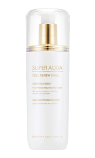 Регенирирующий тоник для лица с улиточным муцином Missha Super Aqua Cell Renew Snail Skin