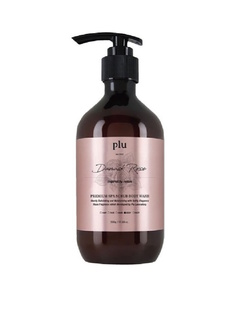 Гель скраб для душа Premium Spa Scrub Body Wash Damask Rose с дамасской розой Plu