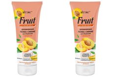 Пенка-сияние для умывания Витэкс FRUIT Therapy с АБРИКОСОМ Увлажняющая, 200мл 2шт Vitex