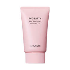 Крем солнцезащитный для лица THE SAEM eco earth pink spf50+ 50мл