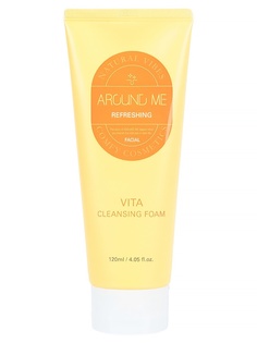 Освежающая пенка для умывания Welcos Around Me Refreshing Vita Cleansing Foam 120 мл