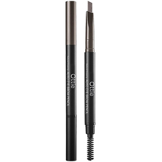 Карандаш для бровей Ottie №03 серо-коричневый Natural Drawing Auto Eye Brow Pencil 15 г